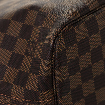 Louis Vuitton Damier Ebene Neo Neverfull MM Rose Ballerine 9 of 14