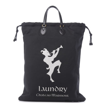 Gucci Canvas Chateau Marmont Drawstring Tote Black 1 of 10