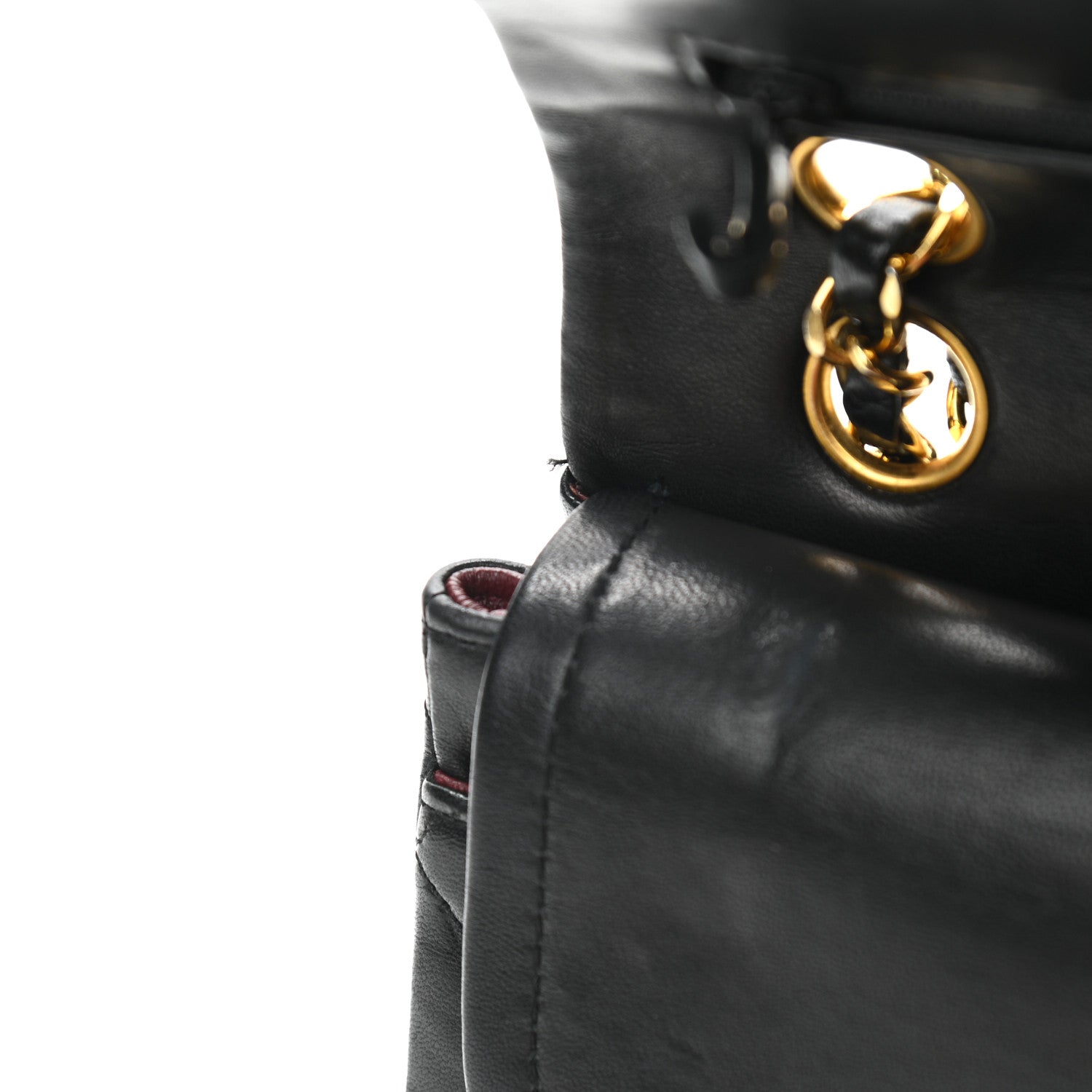 Chanel Lambskin Quilted Small Double Flap Black 15 of 18