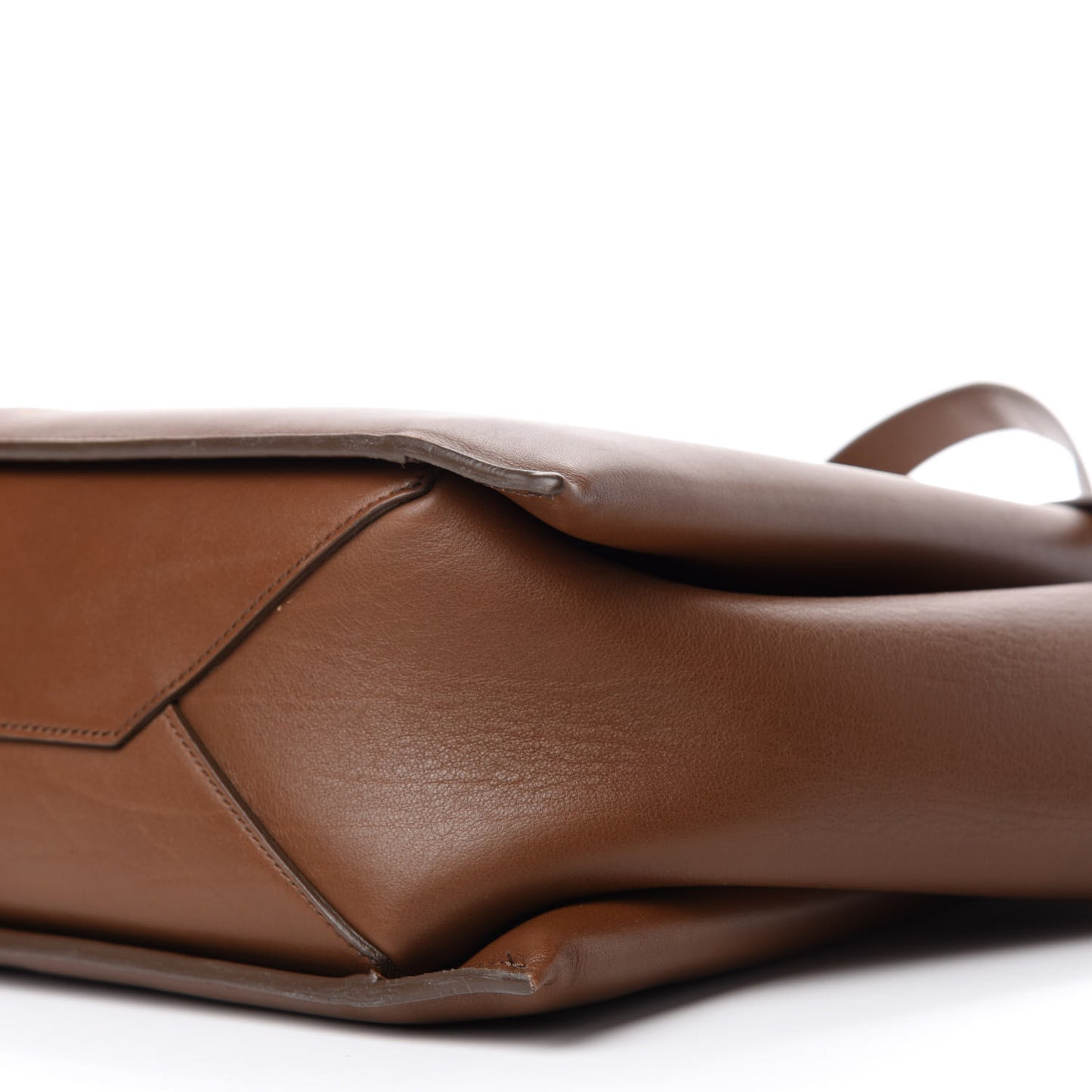 Calfskin Medium Tri-Fold Bag Havana