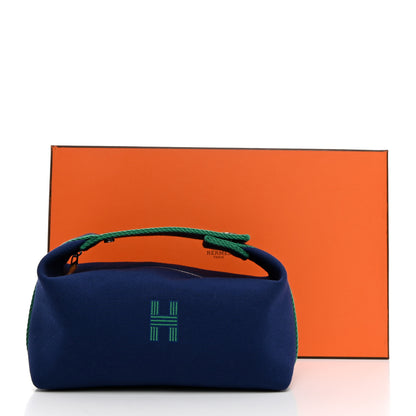Hermes Canvas Small Bride-A-Brac Pouch Marine 8 of 8