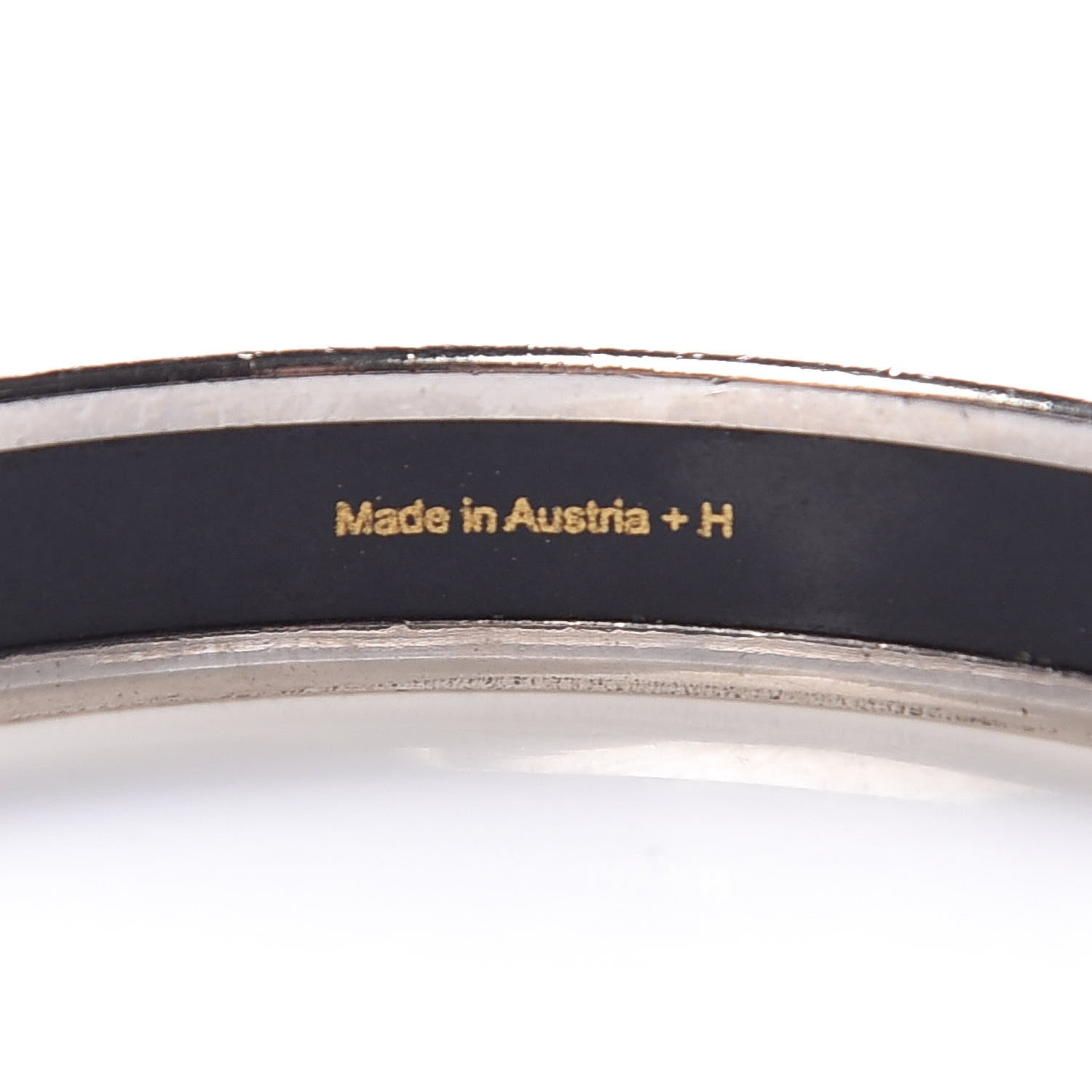 Hermes Enamel Printed Narrow Chaine d'Ancre Bracelet 65 5 of 5