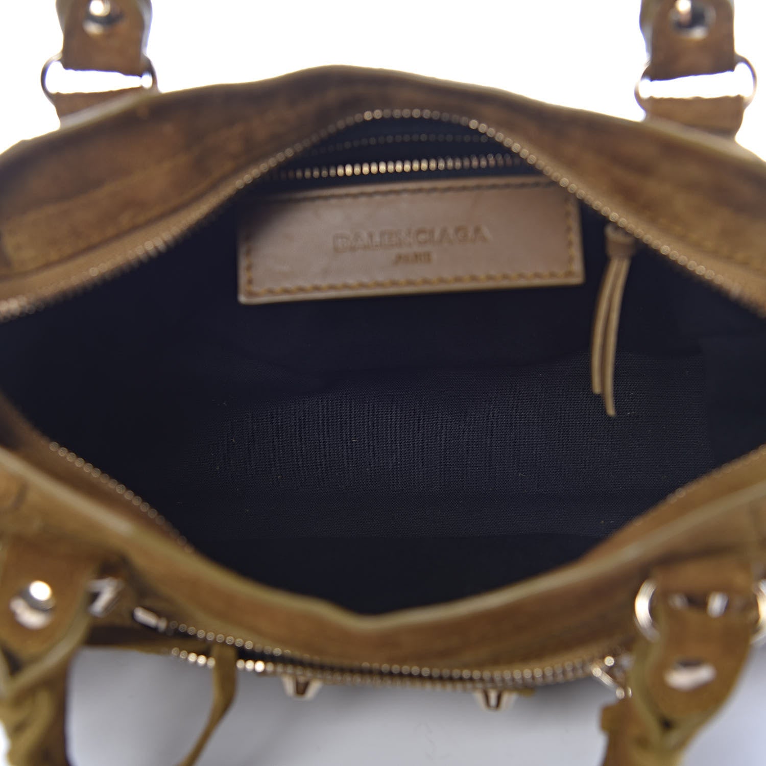 Balenciaga Baby Daim Suede Classic Silver Hardware Mini City Beige Fauve 5 of 9