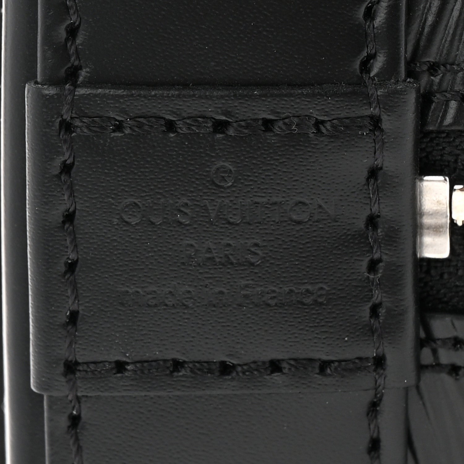 Louis Vuitton Epi Alma BB Black 6 of 10