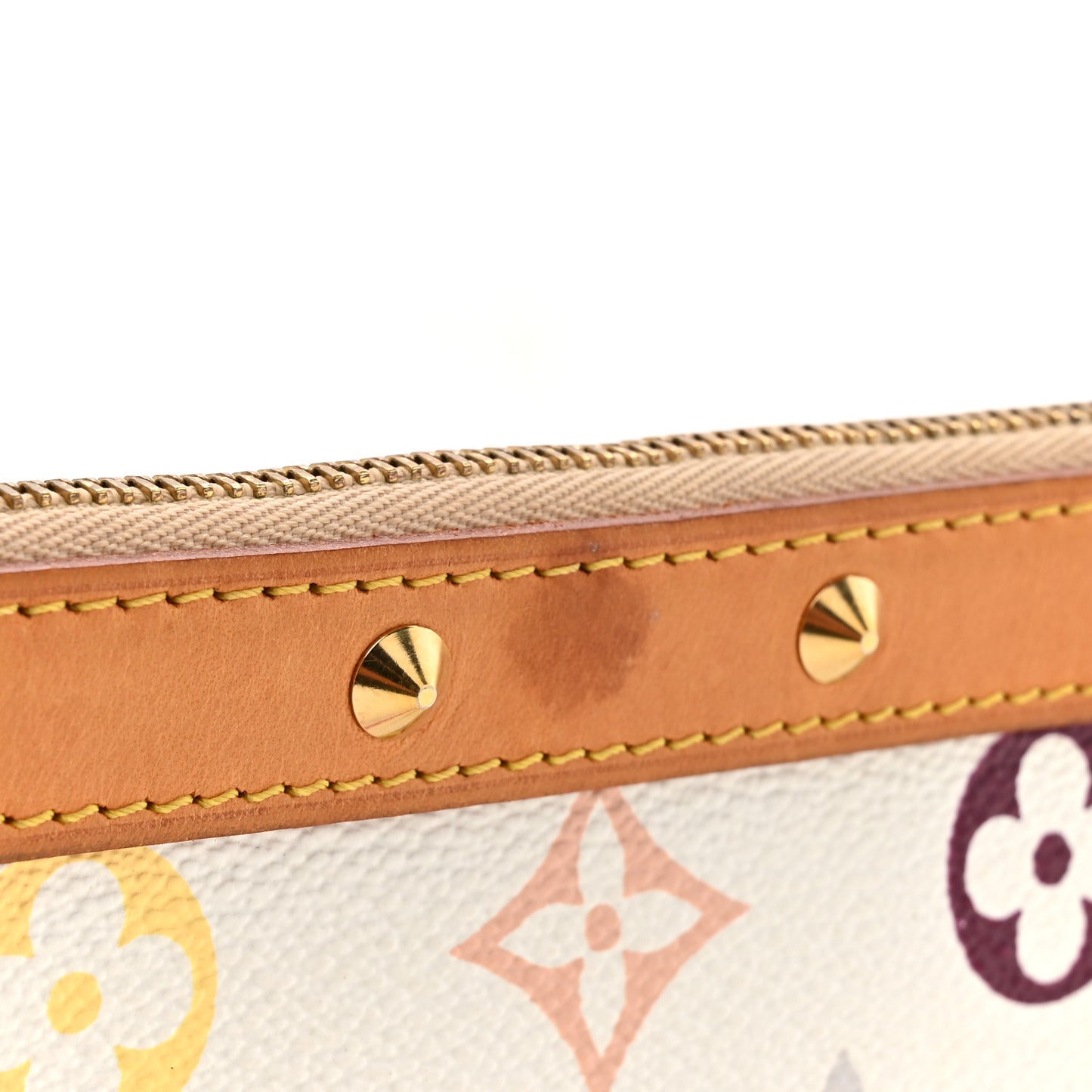 Monogram Multicolor Pochette Accessories White