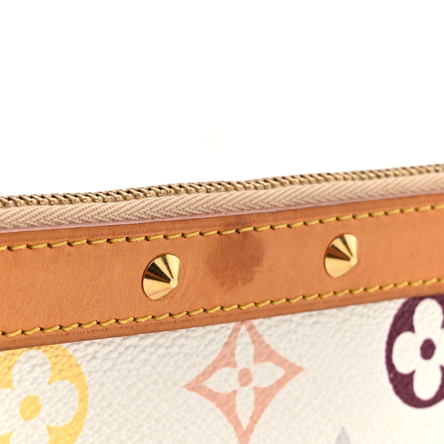 Louis Vuitton Monogram Multicolor Pochette Accessories White 11 of 17