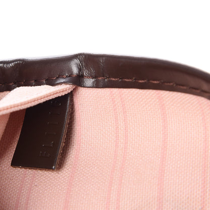 Louis Vuitton Damier Ebene Neo Neverfull MM Rose Ballerine 7 of 7