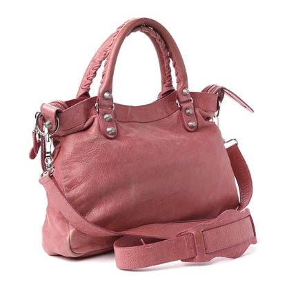 Balenciaga Agneau Giant 12 Silver Hardware Town Grenadine 4 of 13