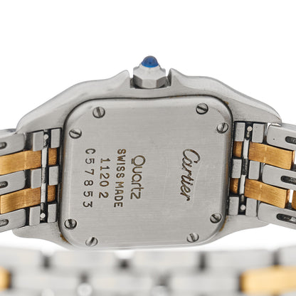 Cartier Stainless Steel 18K Yellow Gold 22mm Panthere Quartz Watch 4 of 4