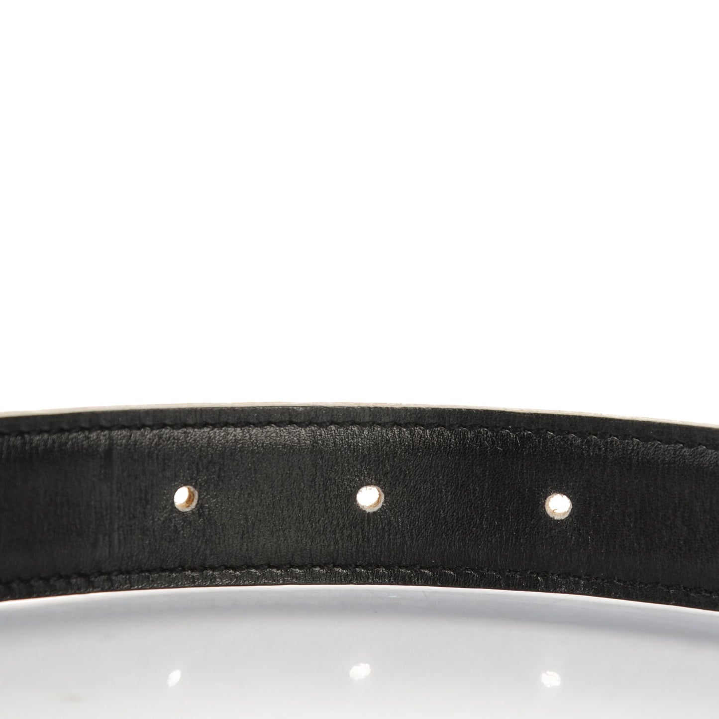 Box Courchevel 24mm Constance H Belt 60 Black Gold