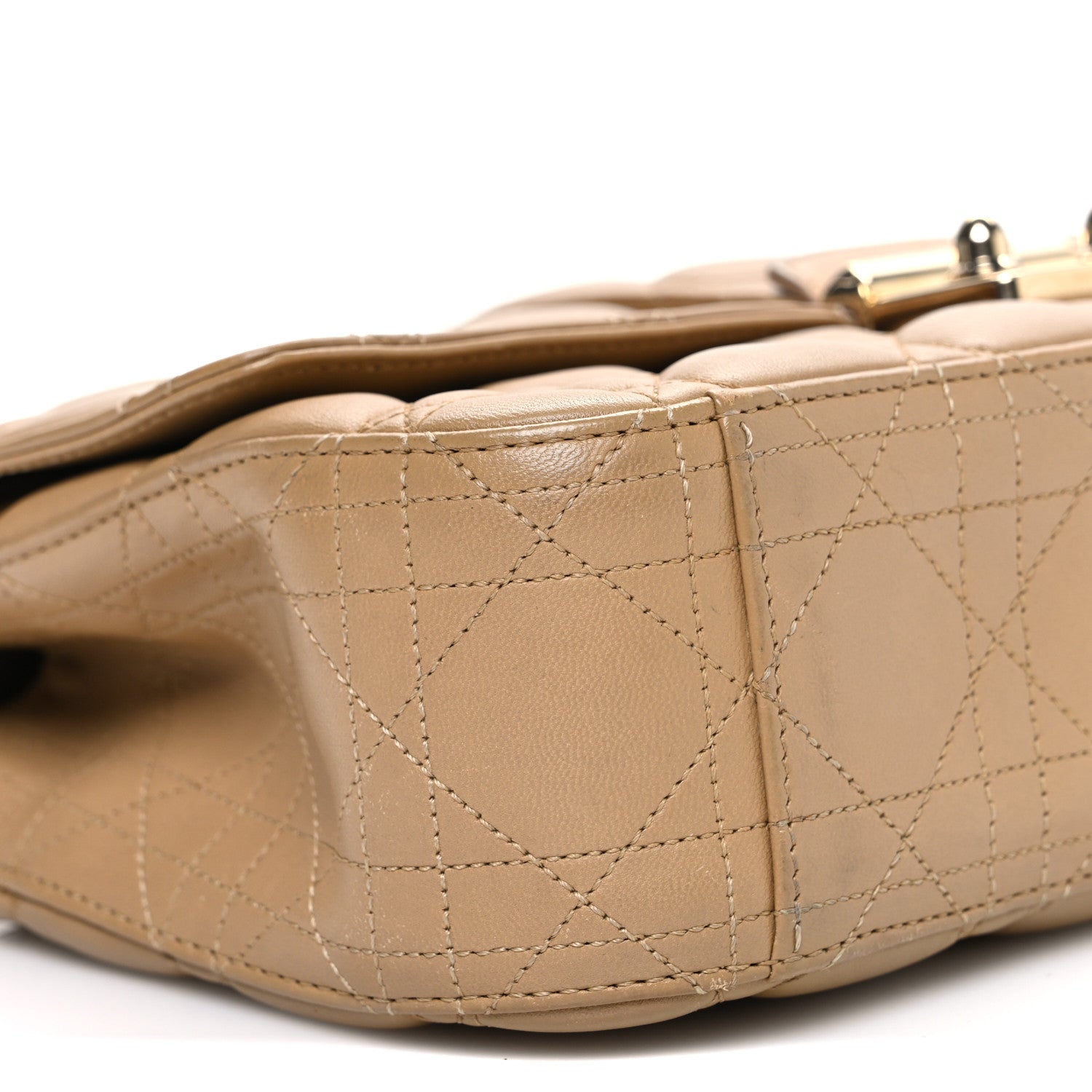 Christian Dior Lambskin Cannage Medium Miss Dior Flap Beige 7 of 9