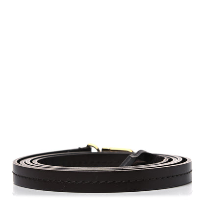 Louis Vuitton Calfskin 12mm Favorite Long Strap Brown 2 of 5