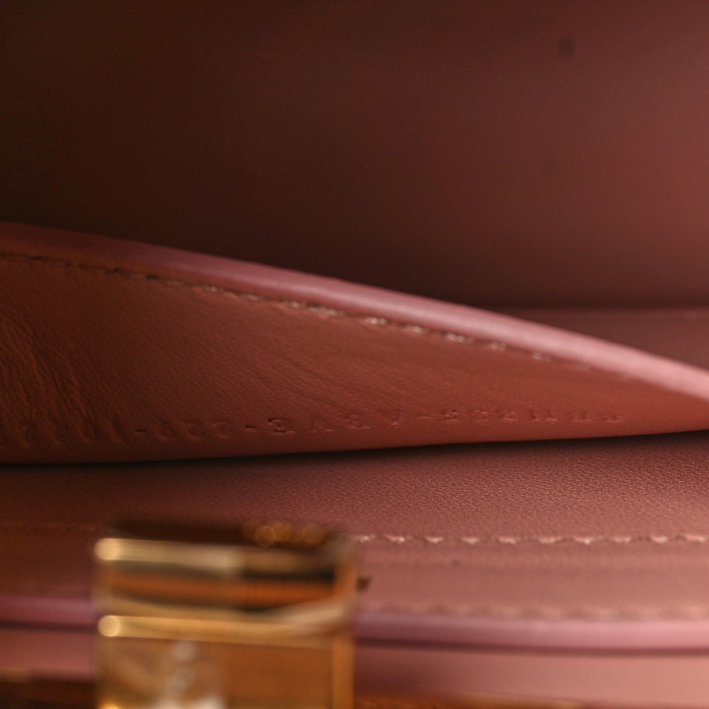 Shiny Nappa Petite Peekaboo I SEE U Satchel Baby Pink