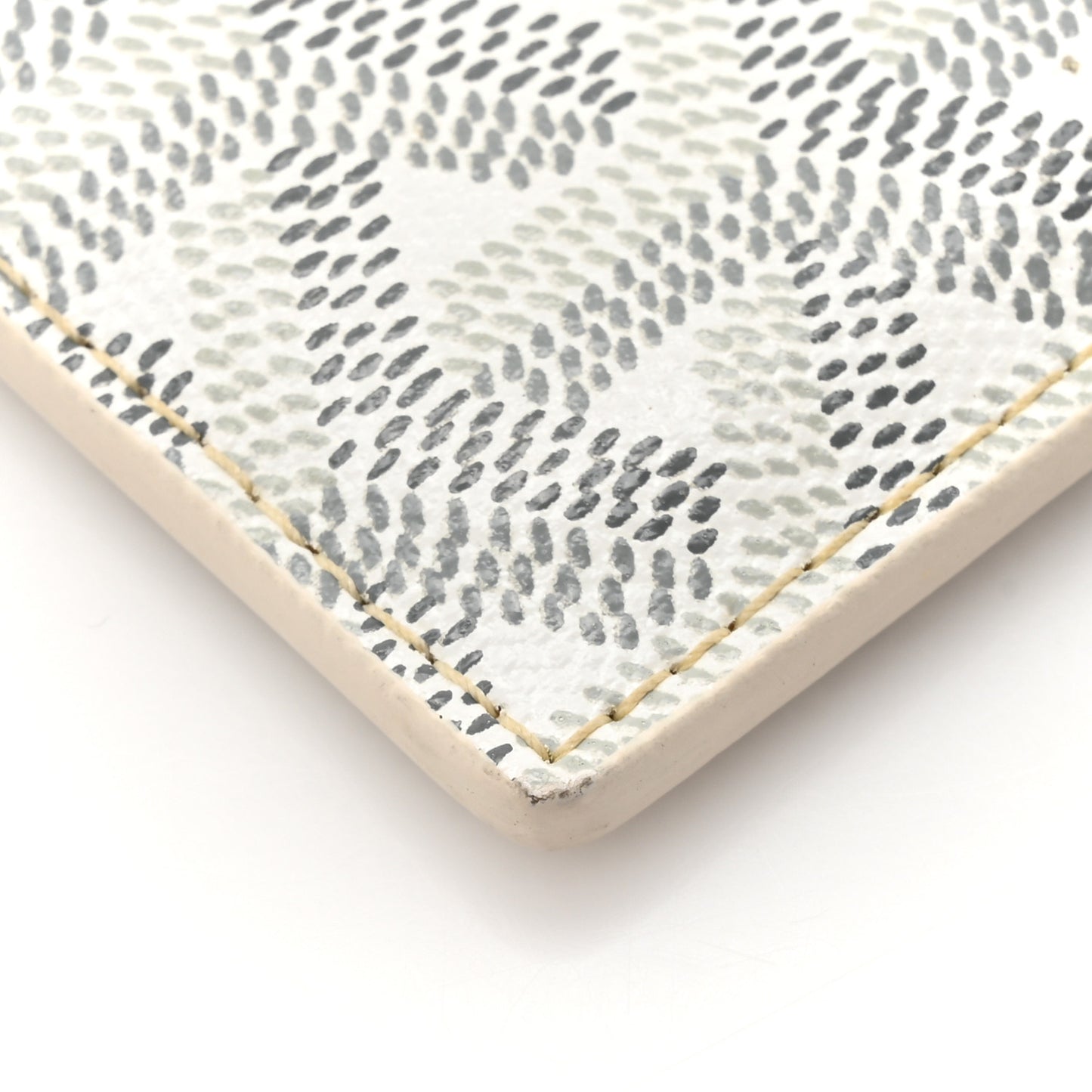 Goyardine Saint Sulpice Card Holder White
