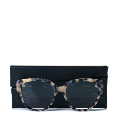 Christian Dior Acetate Square DiorID1 Sunglasses White Tortoise 9 of 9