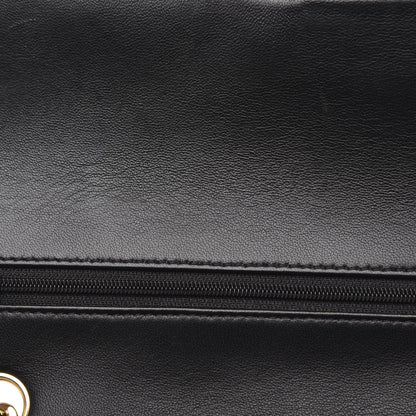 Chanel Lambskin Quilted Jumbo Double Flap Black 18 of 19