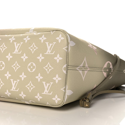 Louis Vuitton Monogram Giant Spring In The City Neverfull MM Sunset Kaki 8 of 9