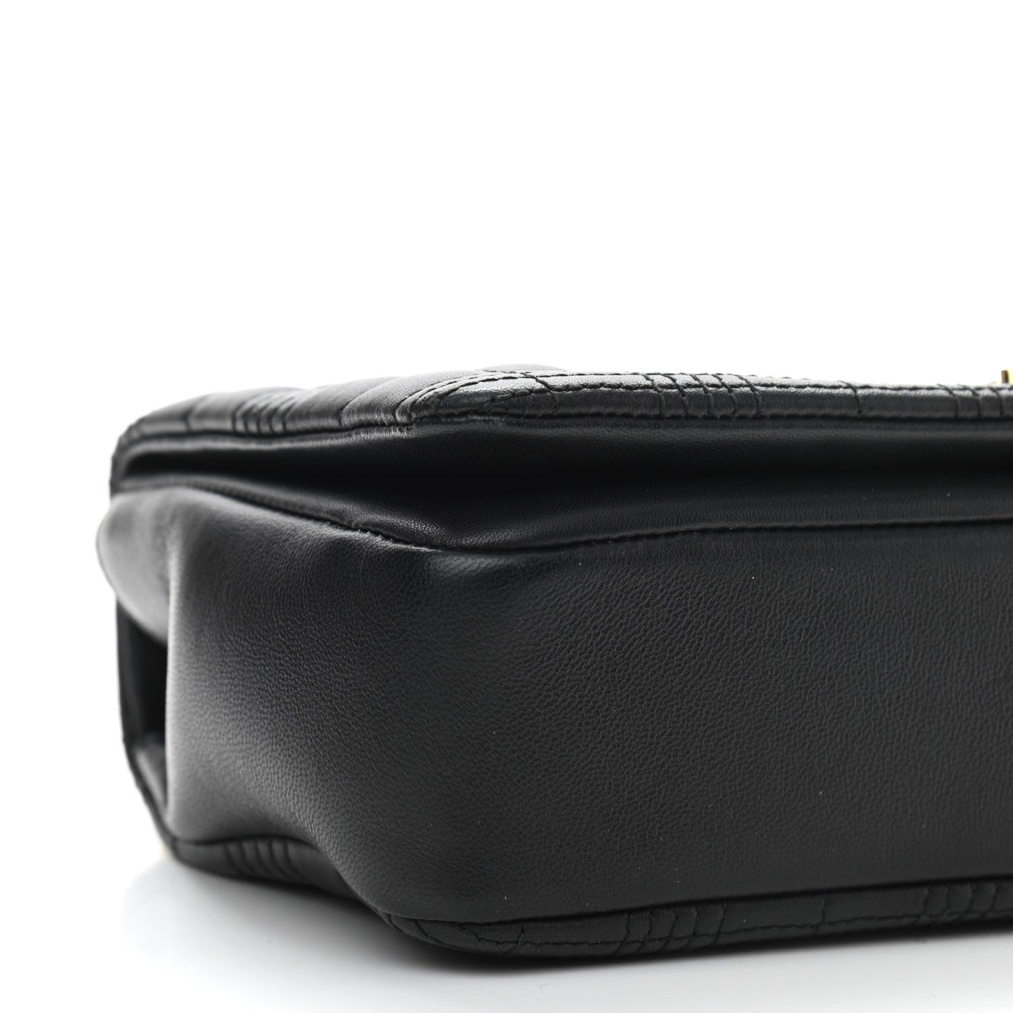 Lambskin Quilted Small Lola Bag Black