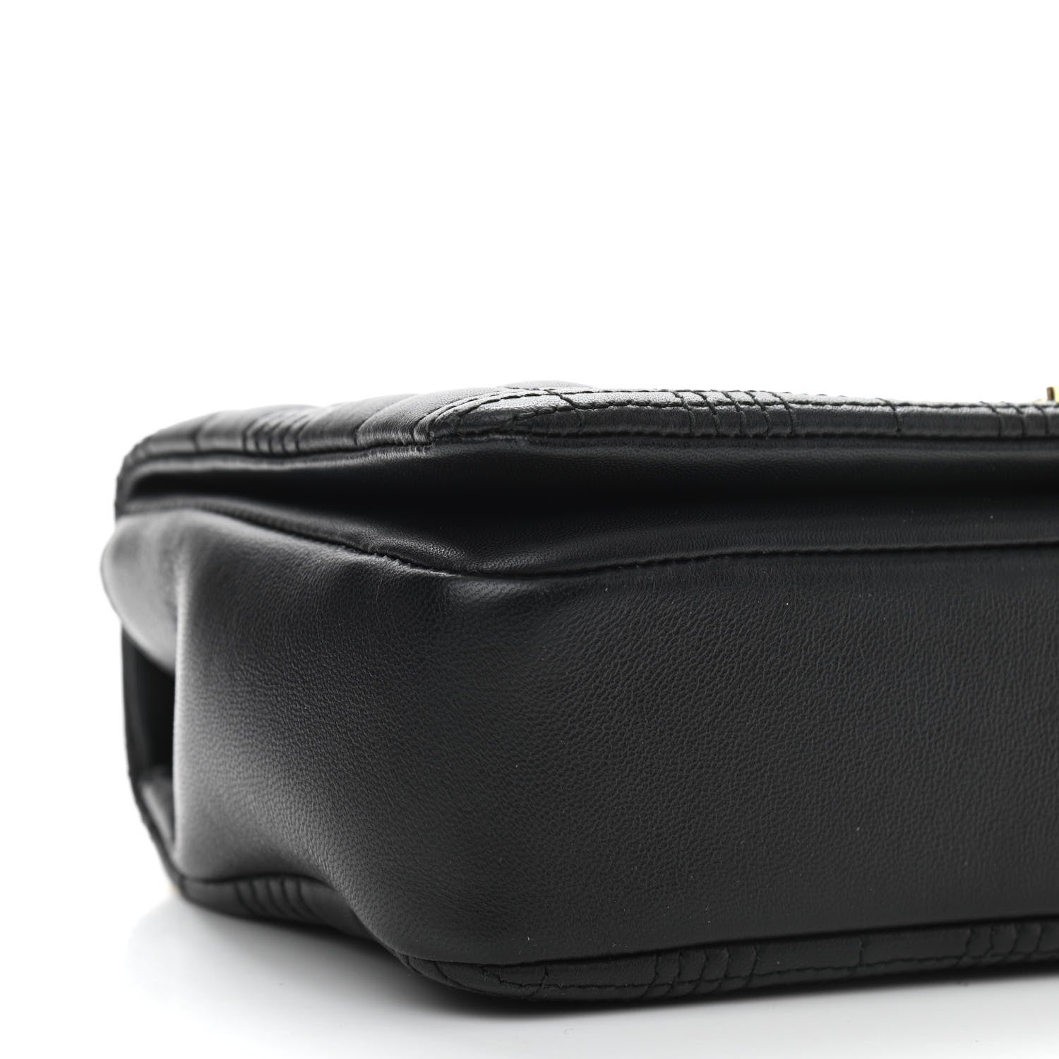 Burberry Lambskin Quilted Small Lola Bag Black 9 of 13