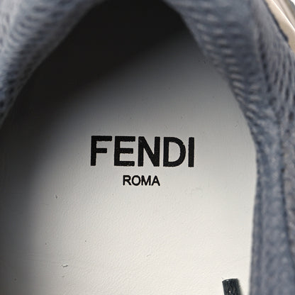 Fendi Suede Mesh Womens FFluid Low Top Sneakers 35 Latte Cemento White 7 of 8