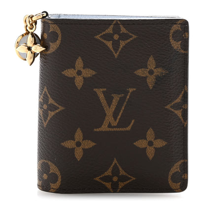 Louis Vuitton Monogram LV Charms Pocket Wallet Azure Blue 1 of 7