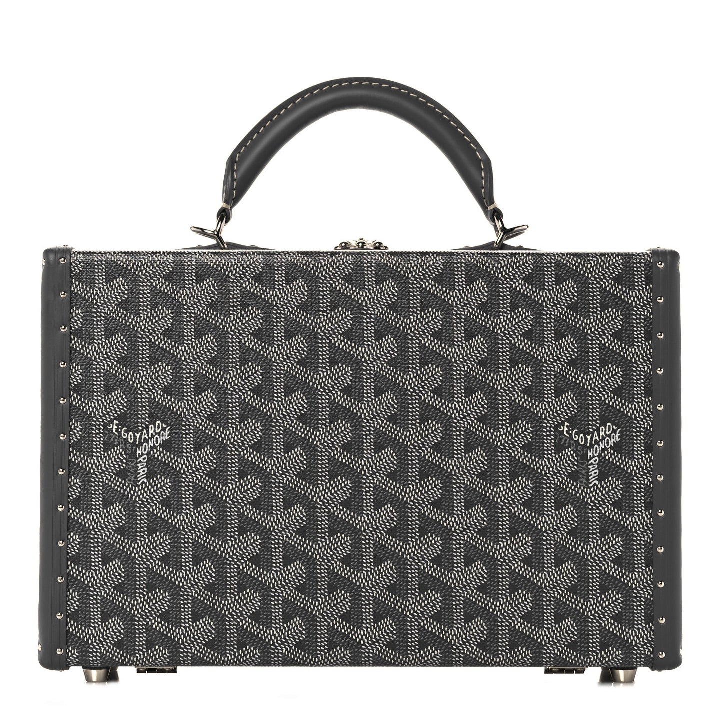 Goyardine Grand Hotel Trunk Bag Grey
