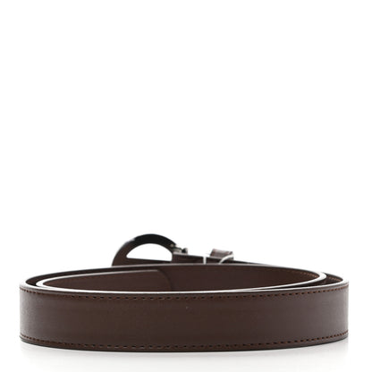 Telfar Vegan Leather Logo Belt Small Chocolate 2 of 7