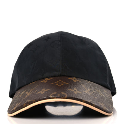 Louis Vuitton Polyester Silk Monogram LV Get Ready Cap M Black 2 of 7