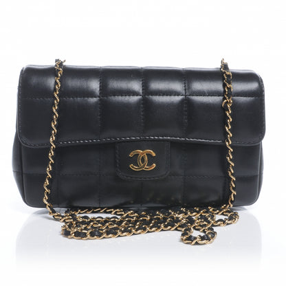 Chanel Lambskin Square Quilted Mini Flap Black 1 of 7