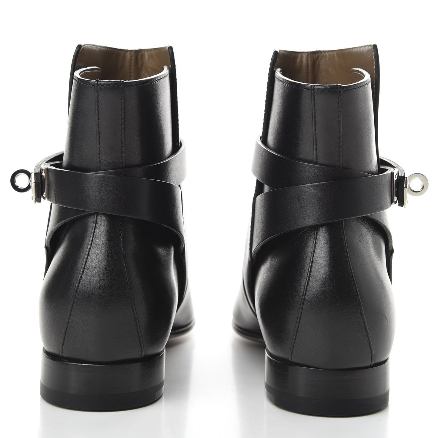 Calfskin Neo Low Boots 37 Black