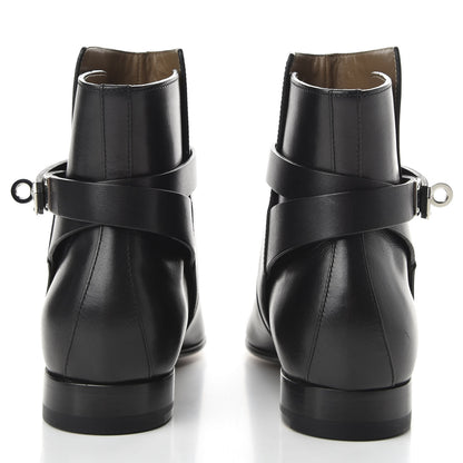 Hermes Calfskin Neo Low Boots 37 Black 4 of 9