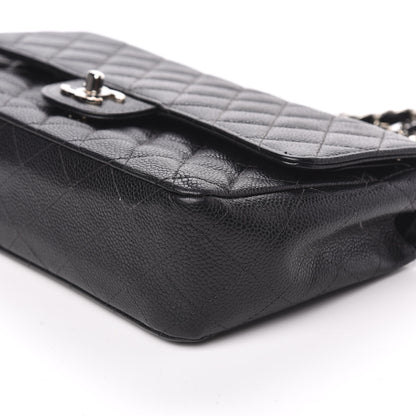 Chanel Caviar Quilted Medium Double Flap Black 10 of 11