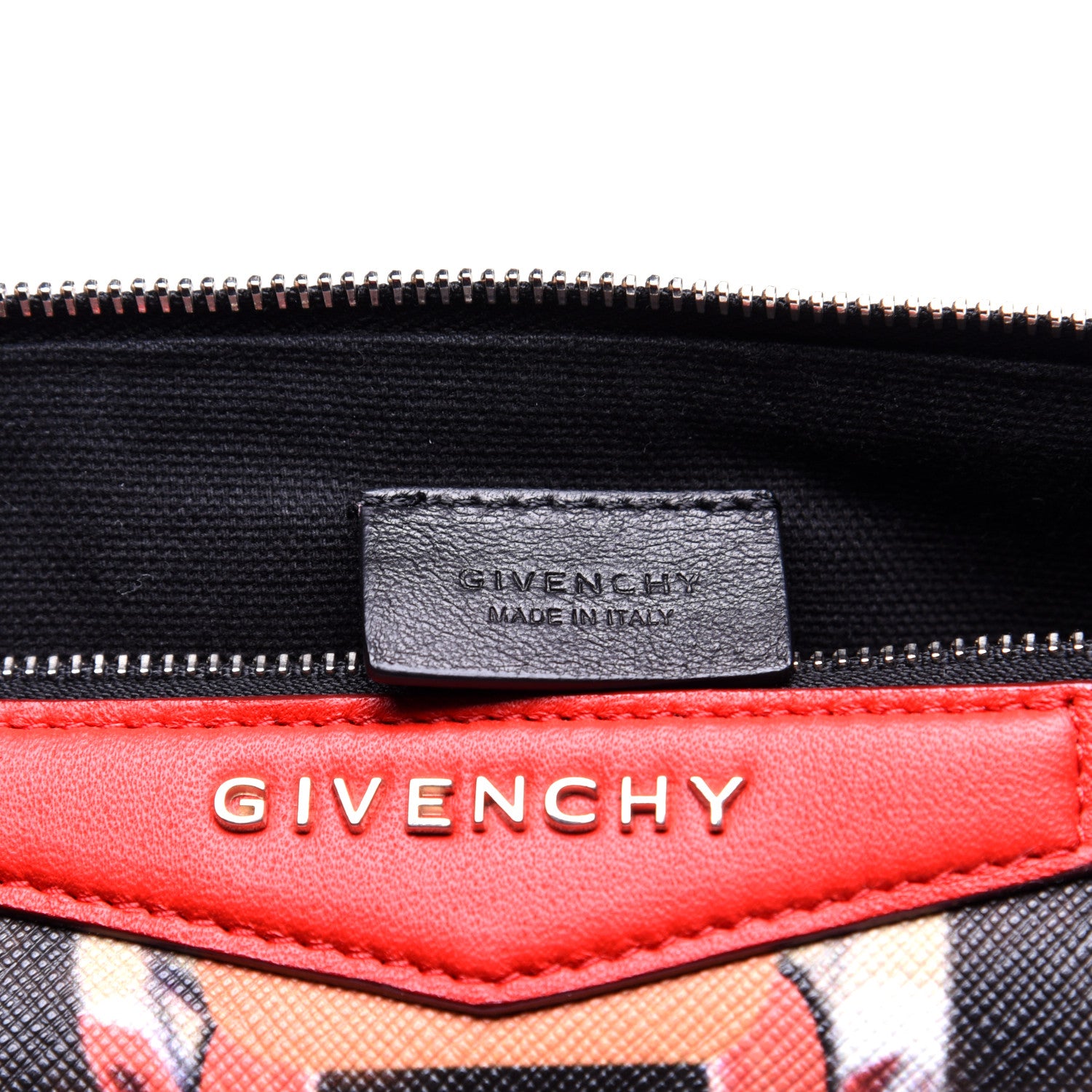 Givenchy Coated Canvas Tribal Girl Print Large Antigona Pouch 8 of 10