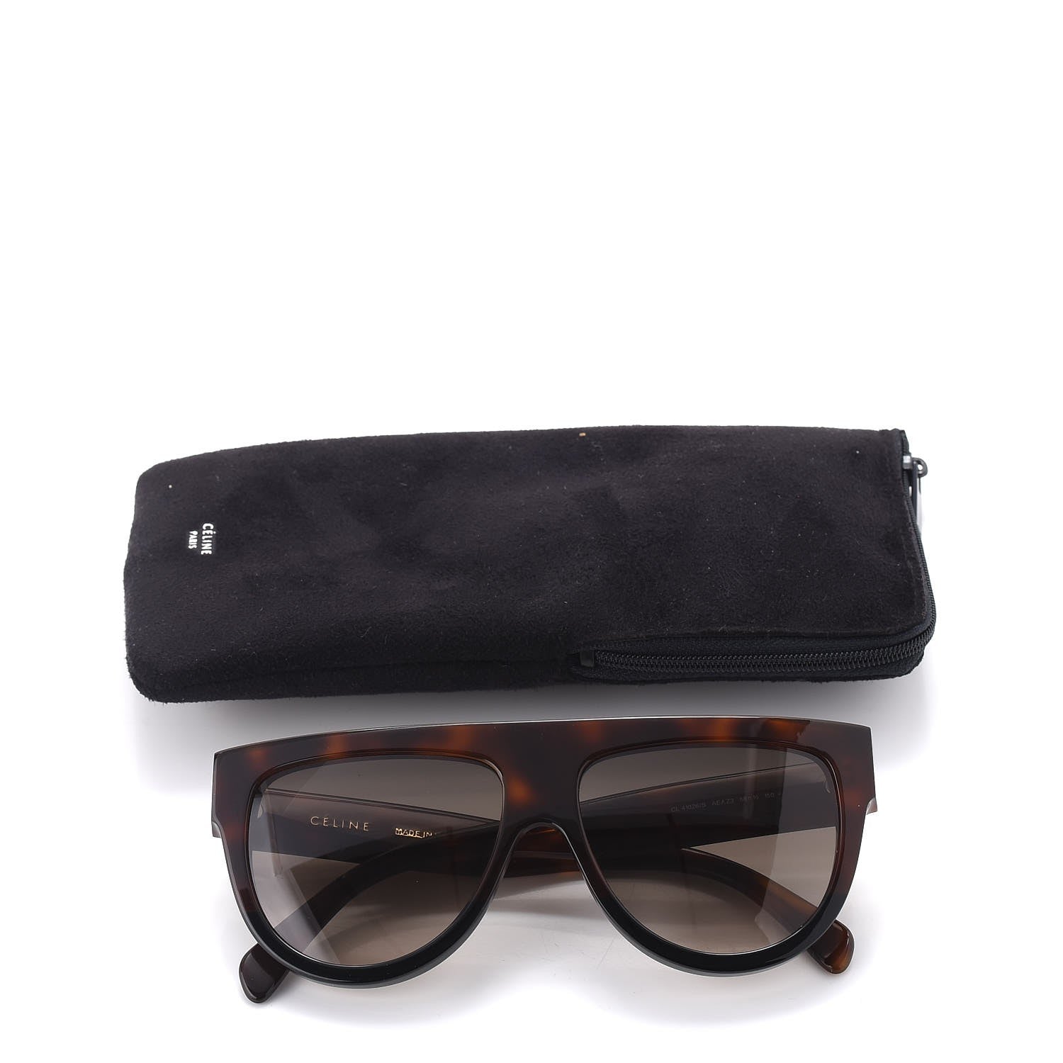Celine Shadow Sunglasses CL 41026/S Havana 8 of 8