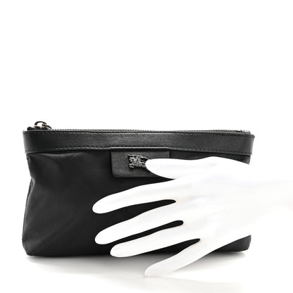 Burberry Nylon Check Pouch Black 2 of 12