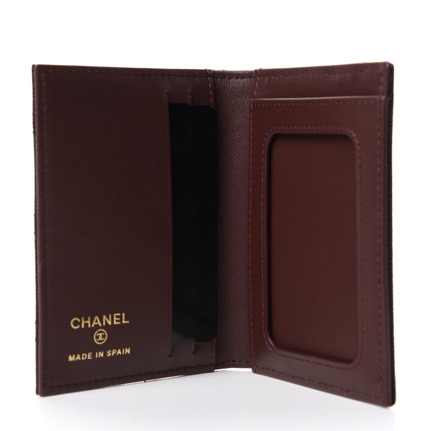 Chanel Caviar Quilted Card Holder Wallet Black 5 of 8