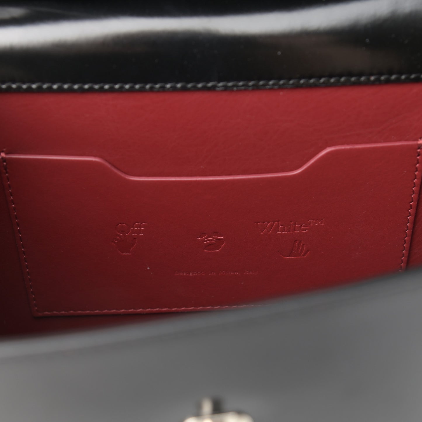 Calfskin Jitney 2.8 Not For Sale Shoulder Bag Black
