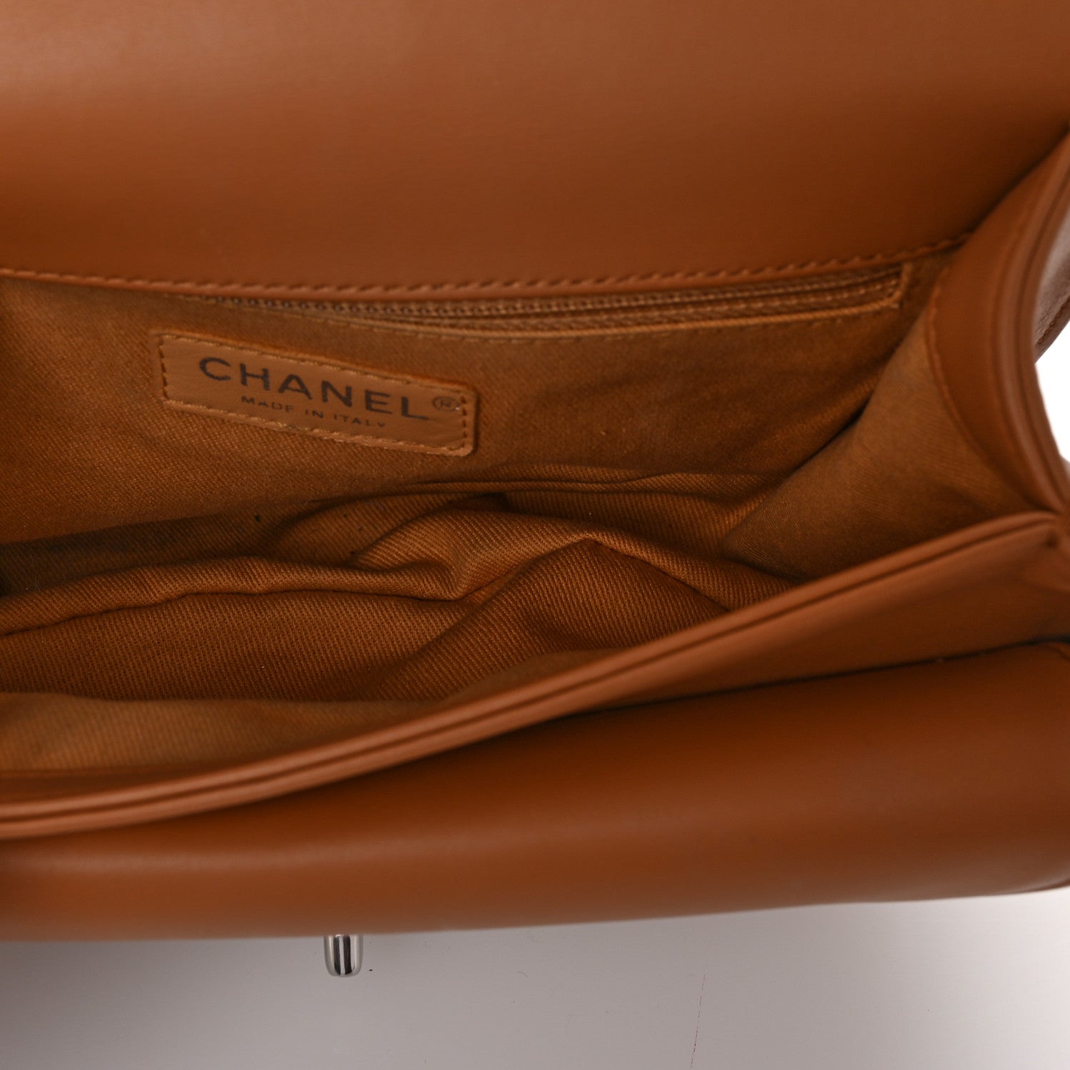 Chanel Calfskin Coco Eyelets Small Flap Bag Camel 5 of 10
