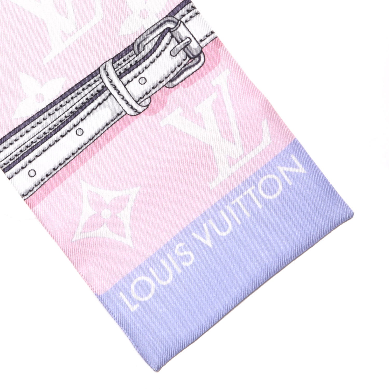 Louis Vuitton Silk Monogram Escale Confidential Bandeau Pink 3 of 4