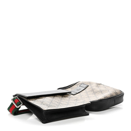 Gucci GG Supreme Monogram Web Belt Bag Black 4 of 11