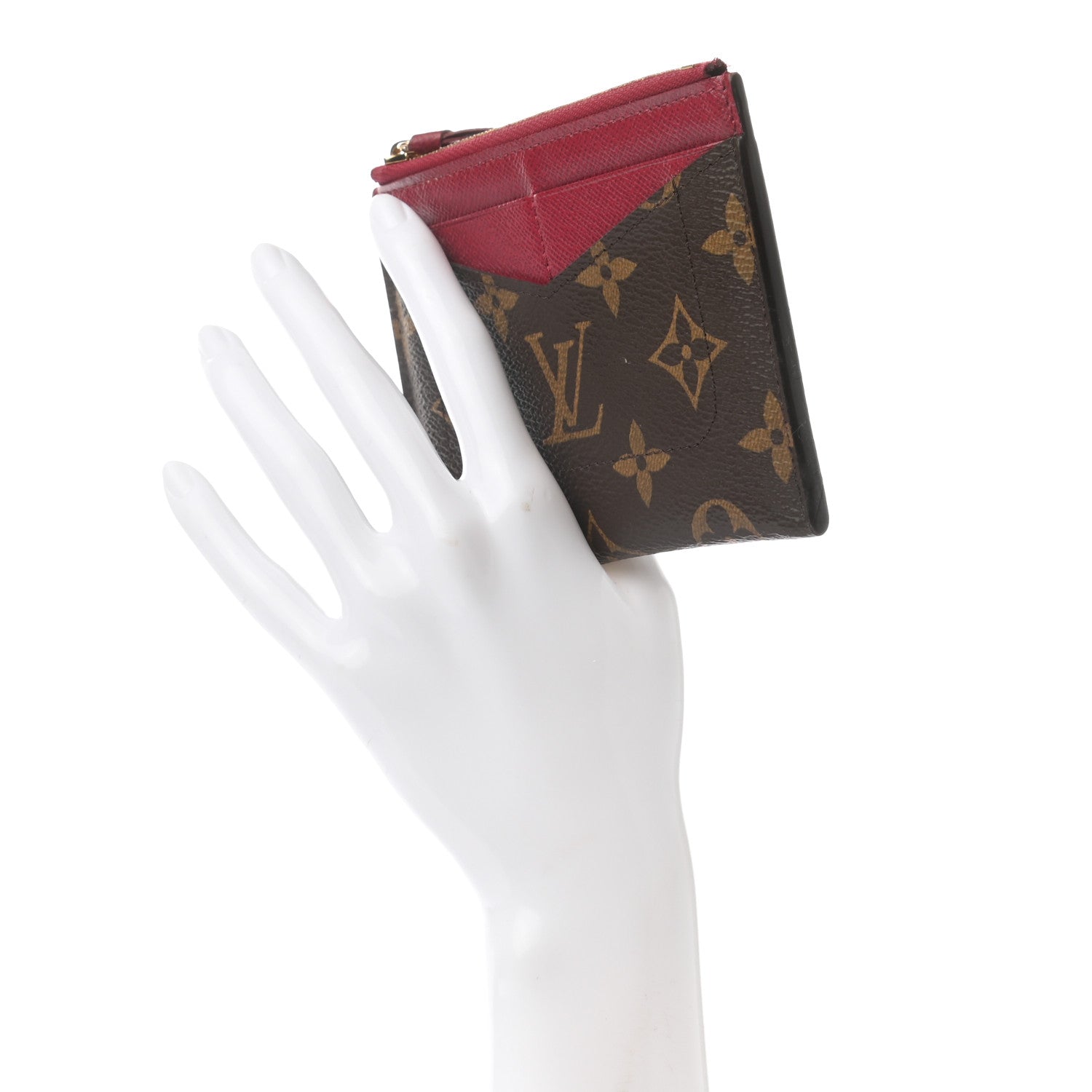 Louis Vuitton Monogram Zipped Card Holder Fuchsia 2 of 6