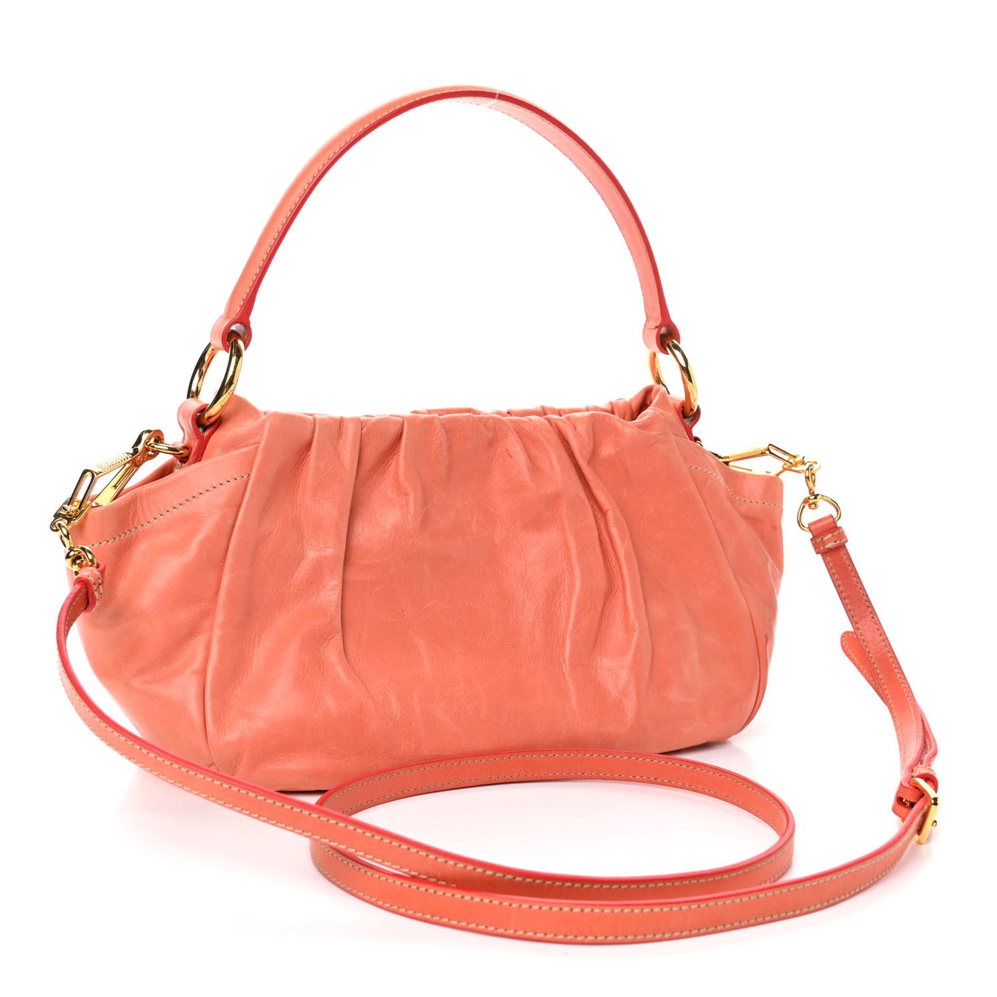 Nappa Dressy New Look Shoulder Bag Corallo