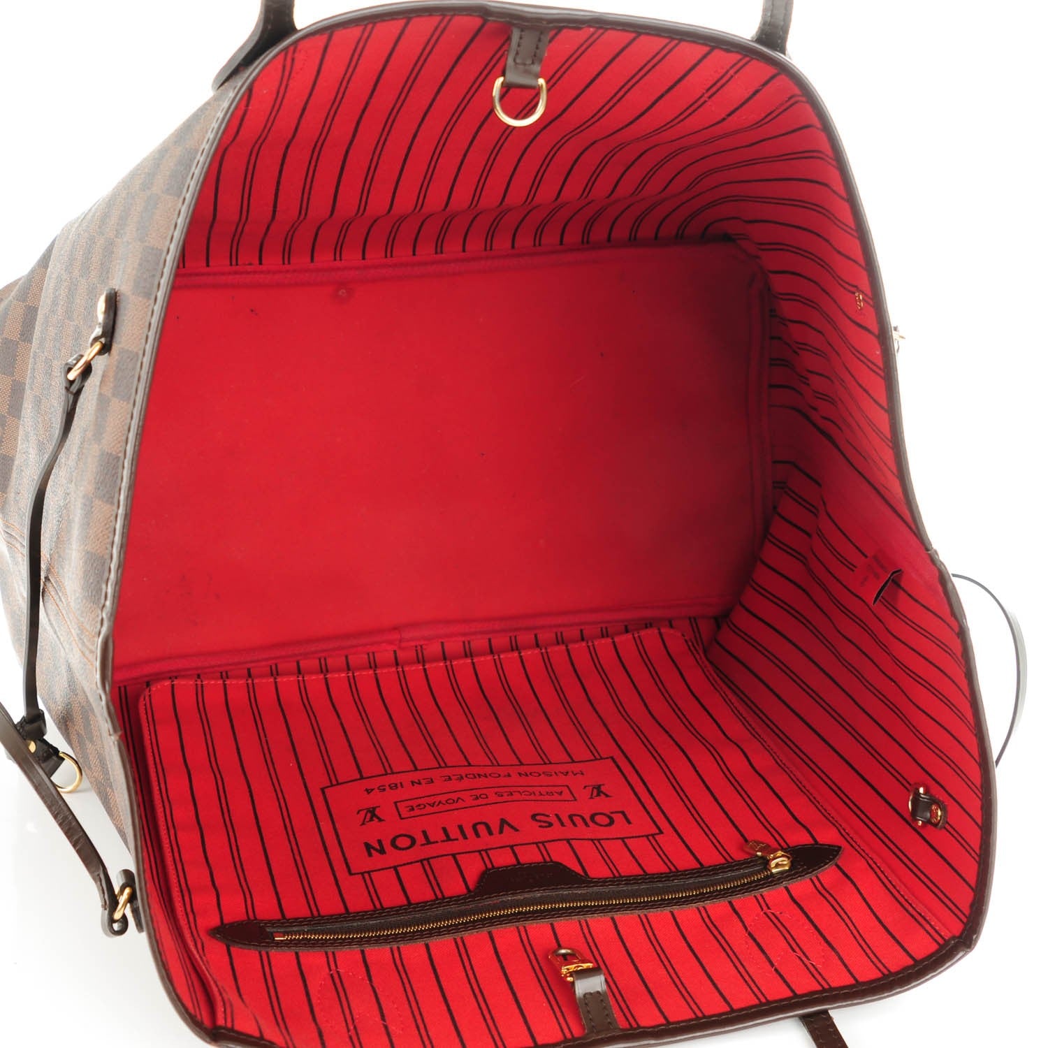 Louis Vuitton Damier Ebene Neverfull GM 5 of 10