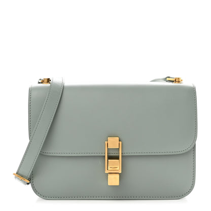 Saint Laurent Smooth Calfskin Carre Satchel Vert Opaline 1 of 9