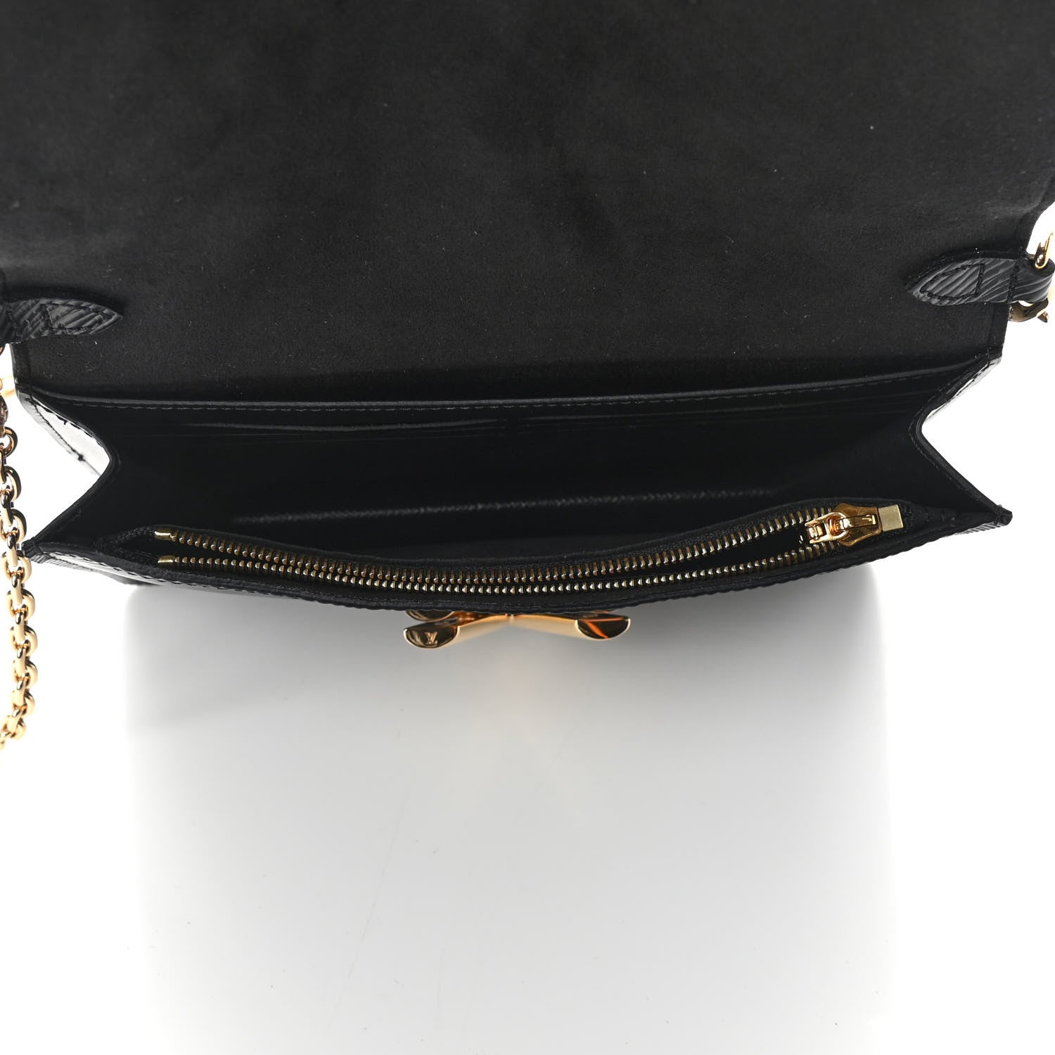 Louis Vuitton Epi Twist Belt Chain Wallet Black 7 of 8