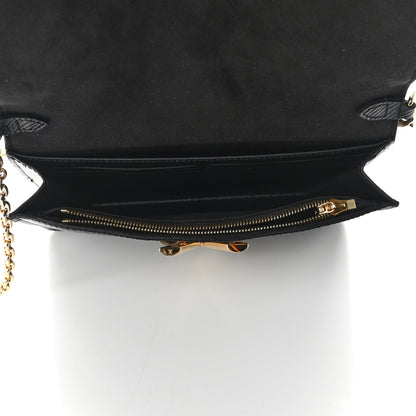 Louis Vuitton Epi Twist Belt Chain Wallet Black 7 of 8