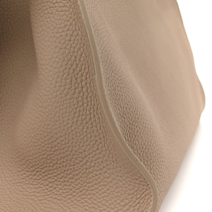 The Row Matte Grained Calfskin Soft Margaux 15 Dark Taupe 11 of 11