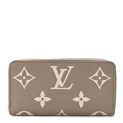 Louis Vuitton Empreinte Monogram Giant Zippy Wallet Tourterelle Creme 1 of 7