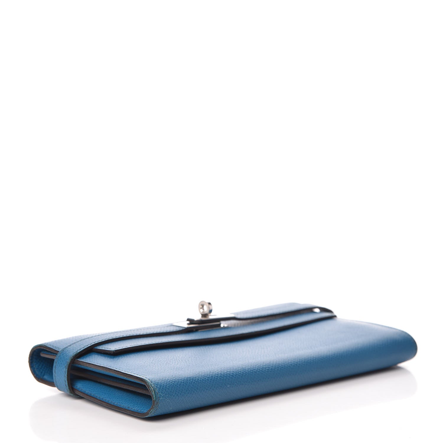 Hermes Epsom Kelly Longue Wallet Bleu Izmir 4 of 7