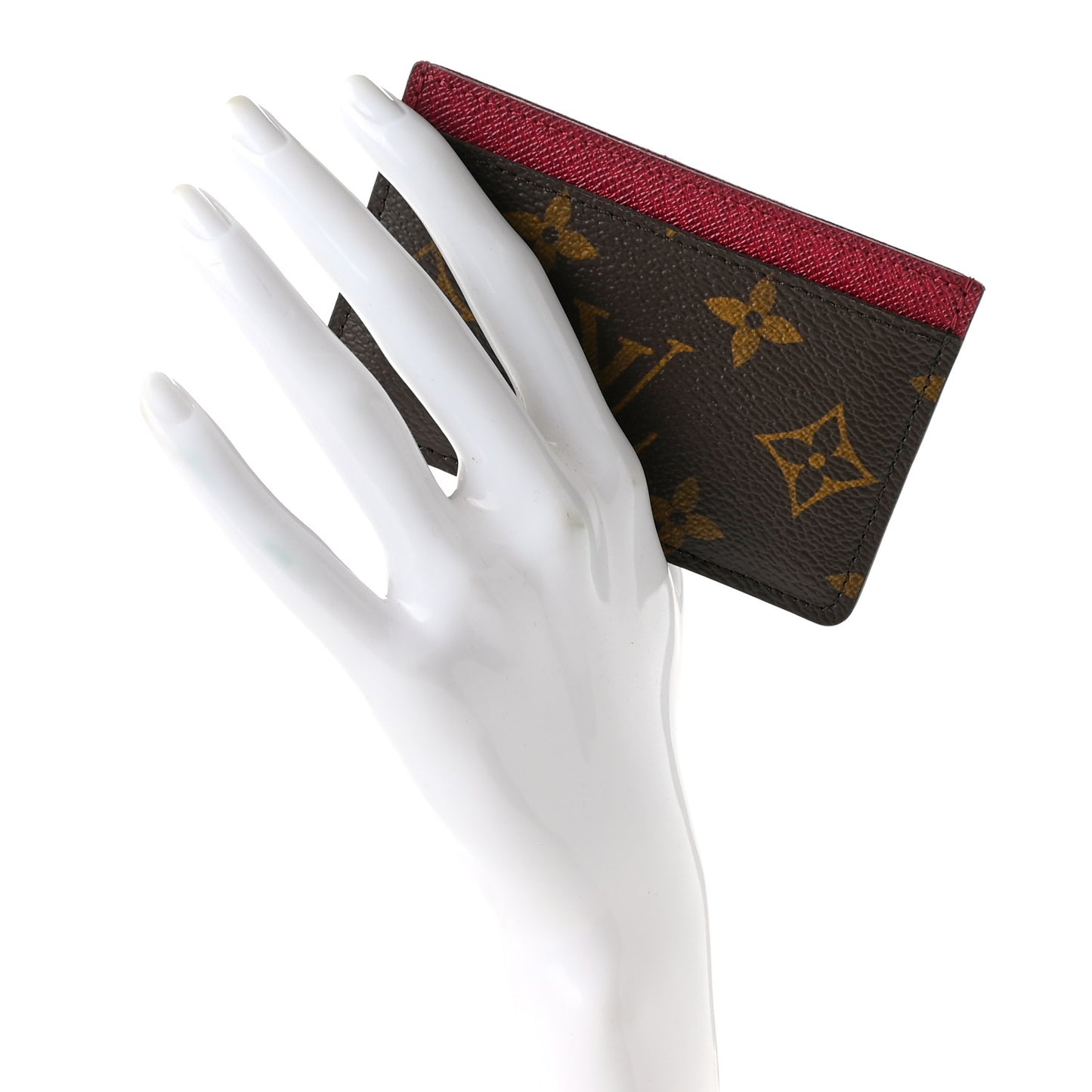 Monogram Card Holder Fuchsia